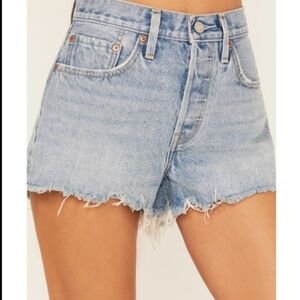 Levi’s 501 Denim Distressed Women Shorts